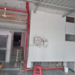 Heavy-duty electrical power backup panels and Fire NOC compliant safety systems in Okhla Phase 2.
