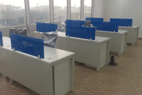 Ready-to-move furnished office space with modern workstations inside FIEE Complex Okhla Phase 2.